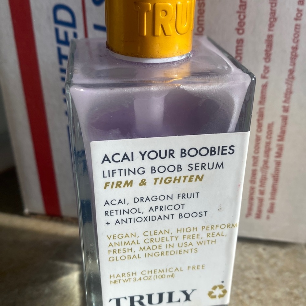 Truly acai your boobies serum